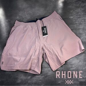 RHONE Pink Athletic Shorts